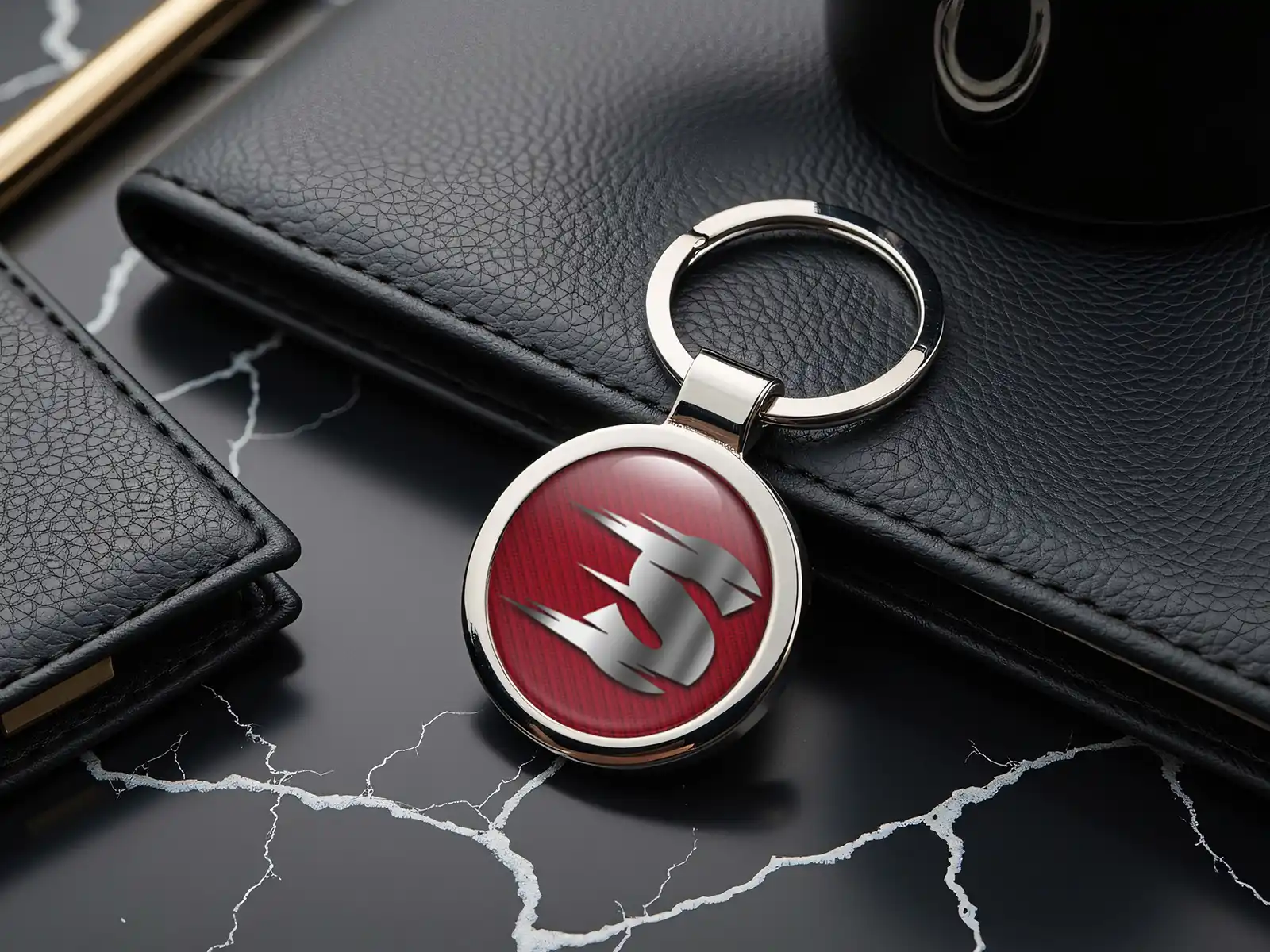Glossy Cute Keychains Modern
